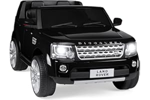 Best Choice Products 12V 3.7 MPH 2-Seater Licensed Land Rover Ride On Car Toy w/Parent Remote Control, MP3 Player - Black