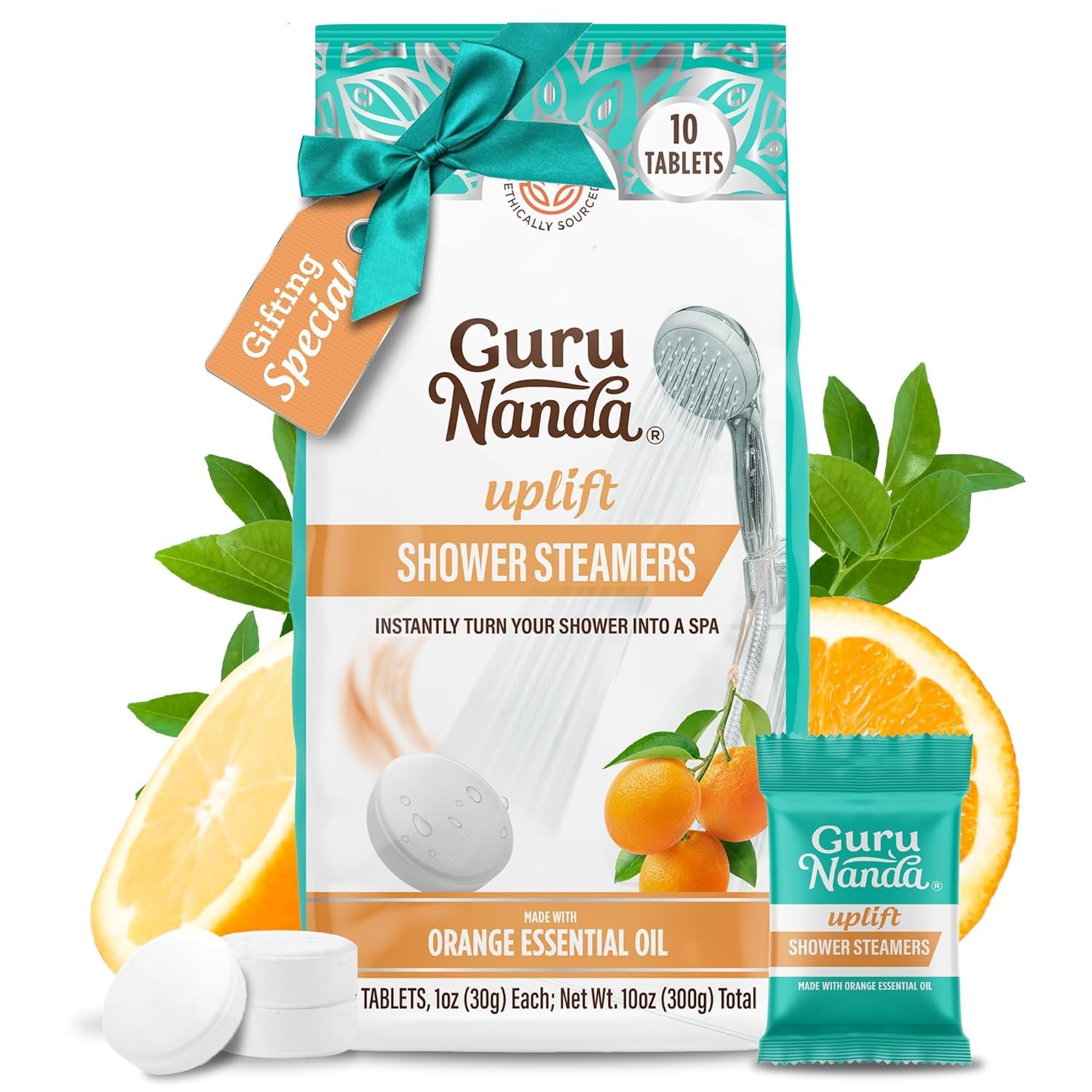 GuruNanda Uplift Shower Steamers for Aromatherapy