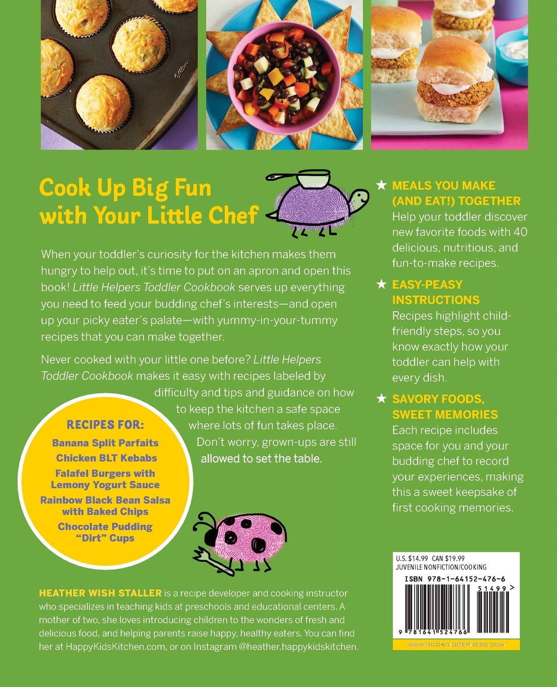 Little Helpers Toddler Cookbook Healthy Kid Friendly Recipes To