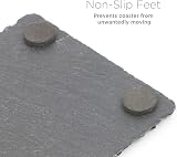 Maison & White Natural Slate Placemats & Coasters 8pc Set view 6