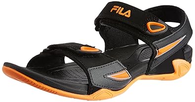 fila black dell sandal