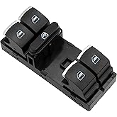 Master Power Window Switch Front Driver Left Side 5ND959857 Fits Jetta Passat CC Golf Tiguan Rabbit 2005-2014, Front Left Electric Switch Control Button Panel