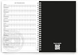 Lifestyle Planners Workout Tracker A5 104 Page 100 Workouts Planner view 4