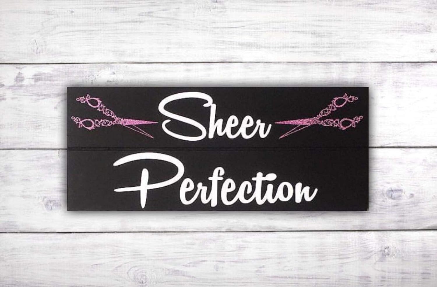 Amazon Com Sheer Perfection Sign Fashion Wall Art Scissors