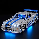 LIGHTAILING Light for Lego-42210 2-Fast-2 Furious-Nissan-Skyline GT-R (R34) Car - Led Lighting Kit Compatible with Lego Build