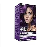 Splat Hair Splat Rebellious Colors 30 Wash No Bleach Needed Hair Color Kit, Midnight Violet, 6 Oz