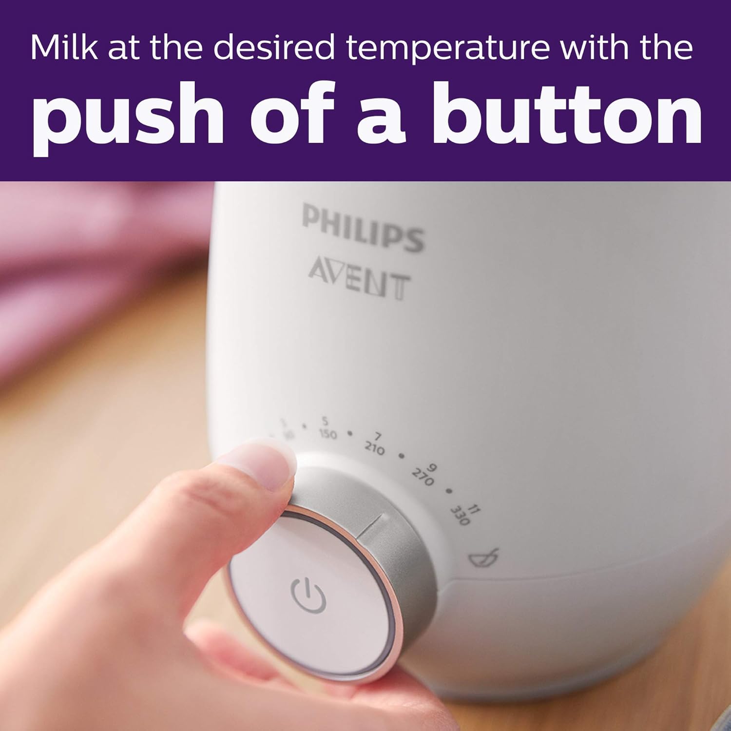 Philips Avent Fast Baby Bottle Warmer with Smart Temperature Control and Automatic Shut-Off : Baby