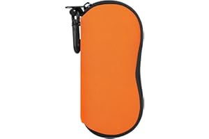 MoKo Sunglasses Soft Case Ultra Light Neoprene Zipper Eyeglass Case for Men Women