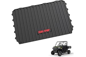 SUNPIE Bed Liner Compatible with Polaris Ranger 1000 Crew 1000 Crew XP 1000 XP 1000 XP Kinetic 2018-2026, TPE All Weather Protector Rear Cargo Mat, Polaris Ranger 1000 XP Accessories 3 and 6 Seats