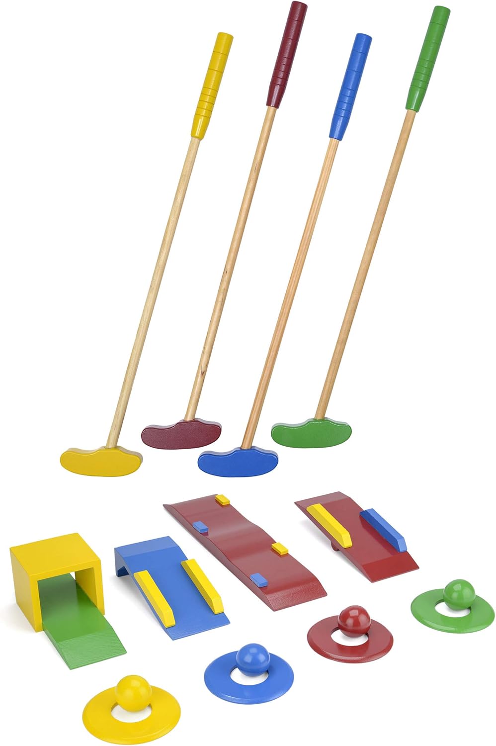 Garden Games Wooden Crazy Golf Set for 