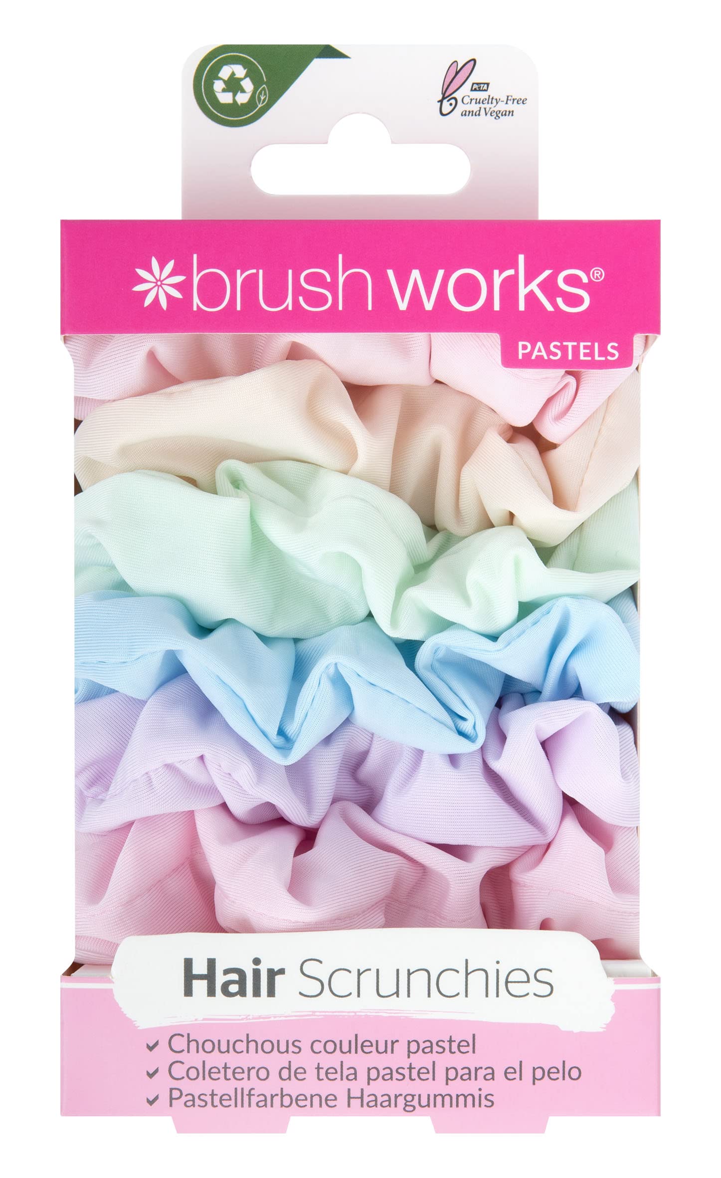 Brushworks Pastel Scrunchies