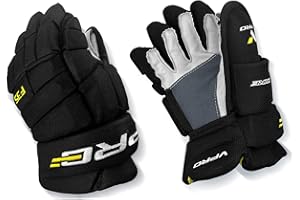 VPRO Ice Hockey Gloves, 8" to 15" Adult Youth Street Hockeys Gloves Lightweight Breathable for Hockey Players, Kids, Junior & Senior