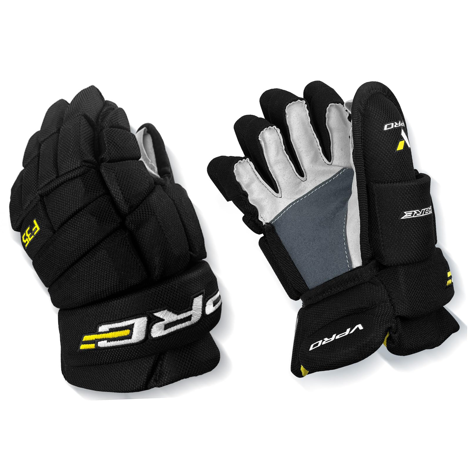 Photo 1 of VPRO Ice Hockey Gloves, 8" to 15" Adult Youth Street Hockeys Gloves Lightweight Breathable for Hockey Players, Kids, Junior & Senior (11")