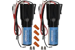 RCO410 3in1 Hard Start Capacitor by Seentech - Compatible with Refrigerators & Freezers 1/4-1/3 H.P. 115VAC – Repalces Model: TJ90RCO410, AP4503017, 600-410, ERP410, HS410, RC0410, RCO-410 (Pack of 2)