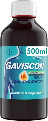 Gaviscon Original Peppermint Liquid 500ml - Heartburn & Indigestion Relief view 1
