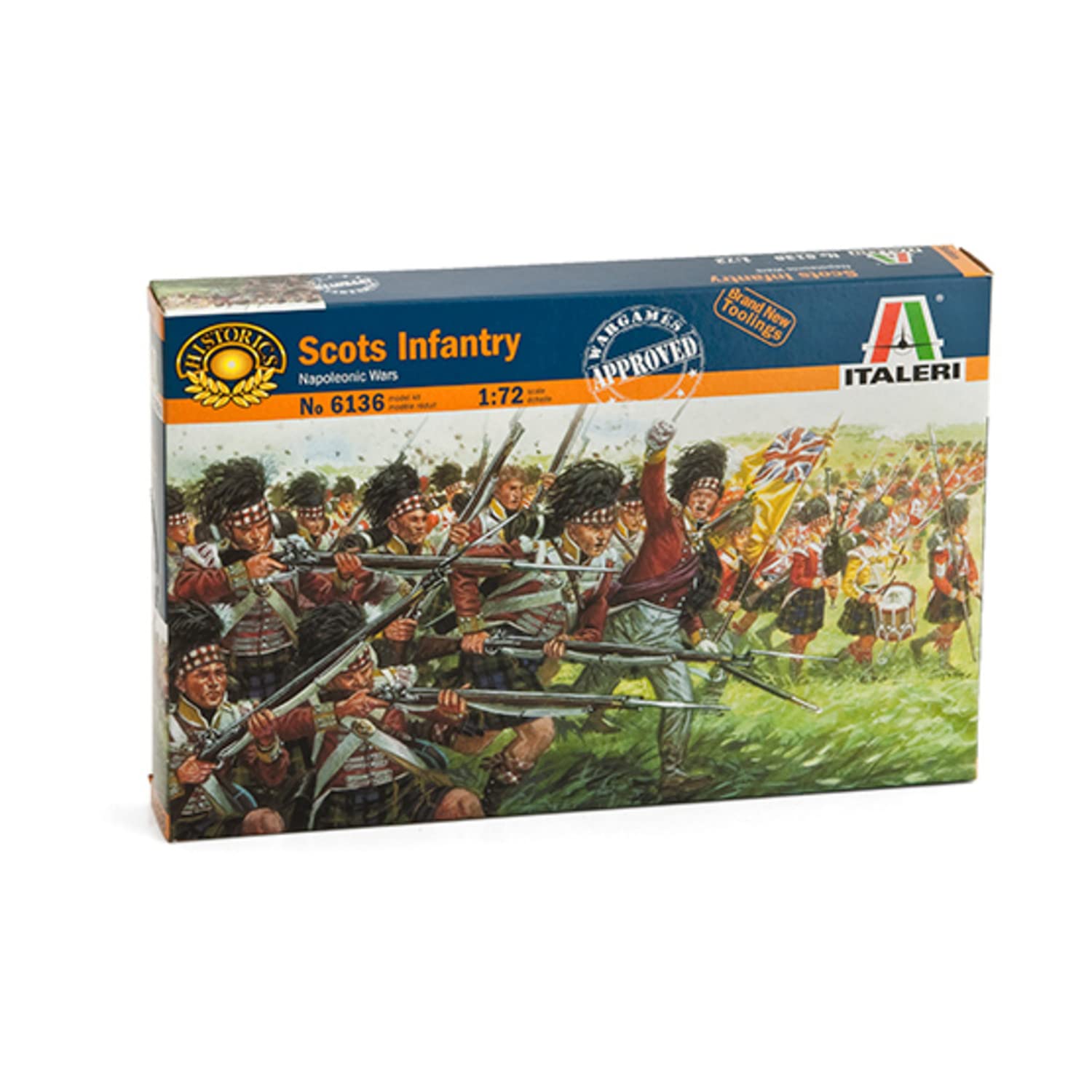 Italeri 1:72 - Scottish Infantry (Nap. Wars), Brown