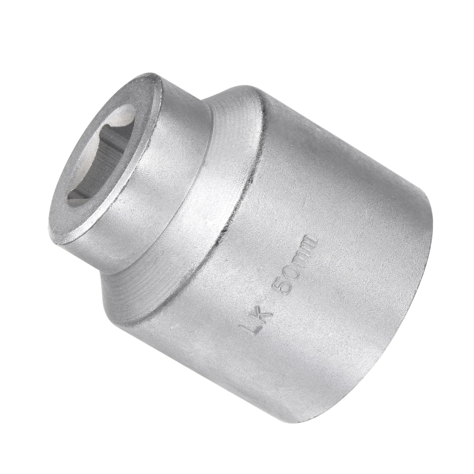 CoCud 12-Point Impact Socket, 3/4" Square Drive 50mm Socket, 45# Steel Radiused Corner Design Standard Impact Socket - (Application: for General Repairs)