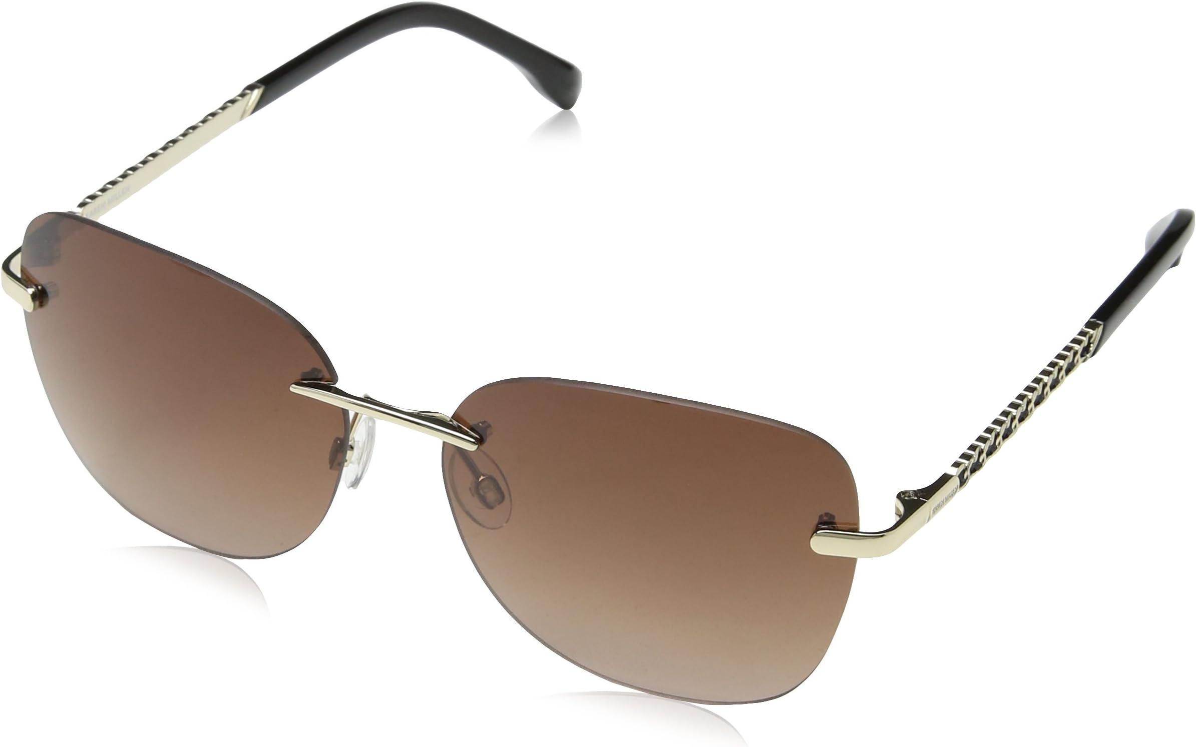 Karen Millen Women's Km700140258 Sunglasses, Gold, 58