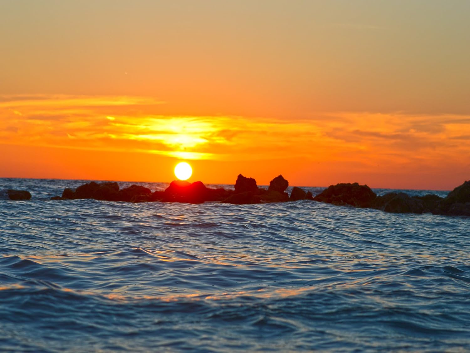 Sunset Poster Florida Poster Caspersen Beach Venice Florida 24x36