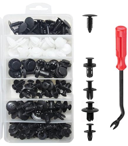 100 Clip Fermapannello Per ATV Honda 8mm - Aerosdrives - Copri Paraspruzzi E Carrozzeria