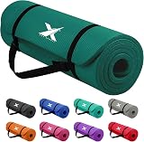 Xn8 Sports Yoga Mat 10mm 15mm NBR Thick Non-Slip Carry Strap