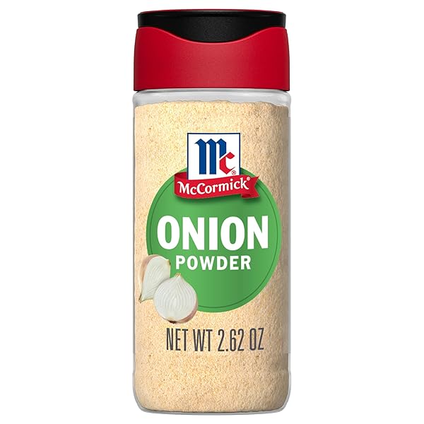 MCCORMICK ONION POWDER, NON GMO, MADE WITH FRESH, WHOLE, ONIONS, FOR BRINGING CONSISTENT ONION FLAVOR TO MEALS & RECIPES, 2.62 OZ