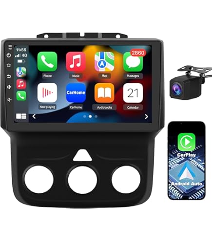 9" Car Radio For Dodge Ram 2013-2018 - Wireless CarPlay & Android Auto Upgrade