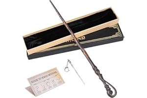 KingVows Witch Magic Wand for Kids Wizard Cosplay Accessories Sorcerer Collection Witchcraft Props with Gift Box (Bloom)