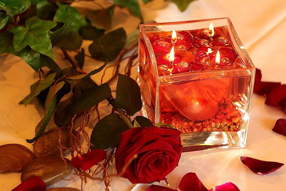 Unique Floating Water Candles Odourless and Smokeless, Party Wedding Table Decoration