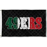 WinCraft San Francisco 49ers Mexico Mexican Colors Flag Outdoor Indoor 3x5 Foot Banner