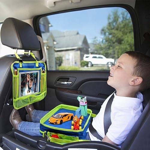 Kids Car Seat Travel Tray,Detachable Toddler Lap Table Activity