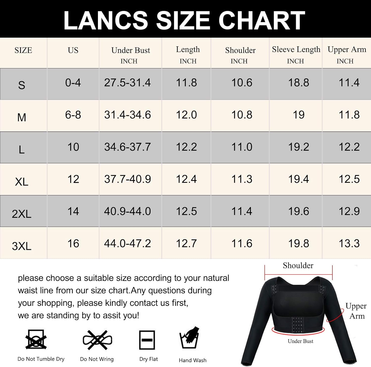 LANCS Women Upper Arm Shaper Post Surgical Compression Sleeves Slimmer Tops Posture Corrector Vest Shapewear at  Women’s Clothing store