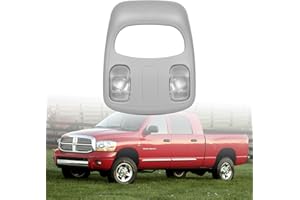 Elyaspedy 2024 Upgraded Overhead Console Dome Map Reading Light for Dodge Ram 1500 2500 3500 4500 5500,Replacing 1DK78BD1AA,2-Year Warranty,Gray