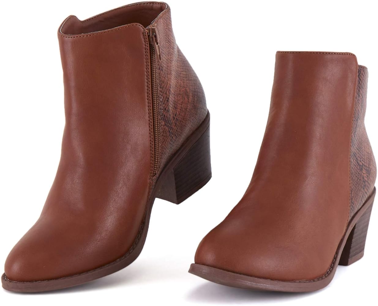 amazon snakeskin booties