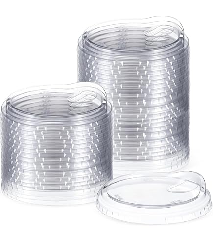 Amazon.com: DART 626NSL Clear Strawless lid, Crystal Clear and