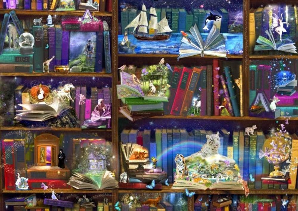 SiJOO Puzzle puzzle 70199 magic fantasy bookshelf 3000 tablets