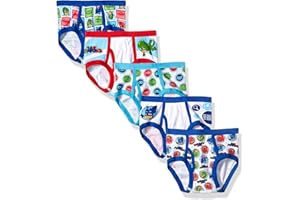 PJ Masks boys 100% Combed Cotton Brief Multipacks With Catboy, Luna Girl, Owlette and More in Sizes 2/3t, 4t, 4, 6 and 8