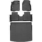 Auxko All Weather Floor Mats Upper Cargo Mat Fit for Honda CR-V 2023 2024 2025 2026(Include Hybrid) TPE Rubber Liners CRV Accessories Odorless Anti-Slip Floor Mats Cargo Mat for Upper Position