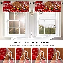 BaoNews Red Cute Gingerbread Cookies Kitchen