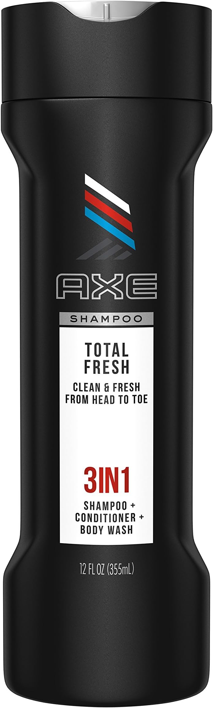 AXE 3 in 1 Shampoo, Conditioner & Body Wash, Total Fresh, 12 oz