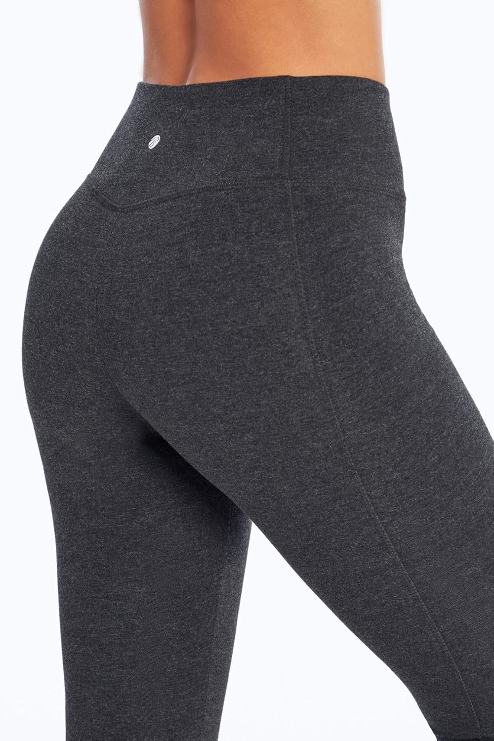 Bally Total Fitness Womens High Rise Tummy Control Capri Legging: Clothing