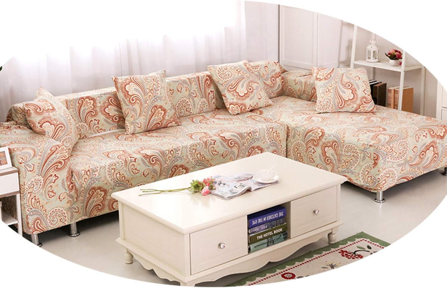 Living Room Home Hotel Sofa Cover Slipcover Elastic Converts Cover