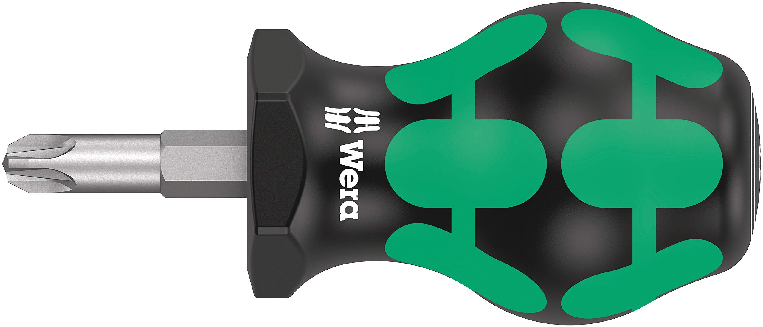 Wera 05008855001 355 PZ Pozidriv-Head Stubby/Carburetor Screwdriver 3 x 25 mm