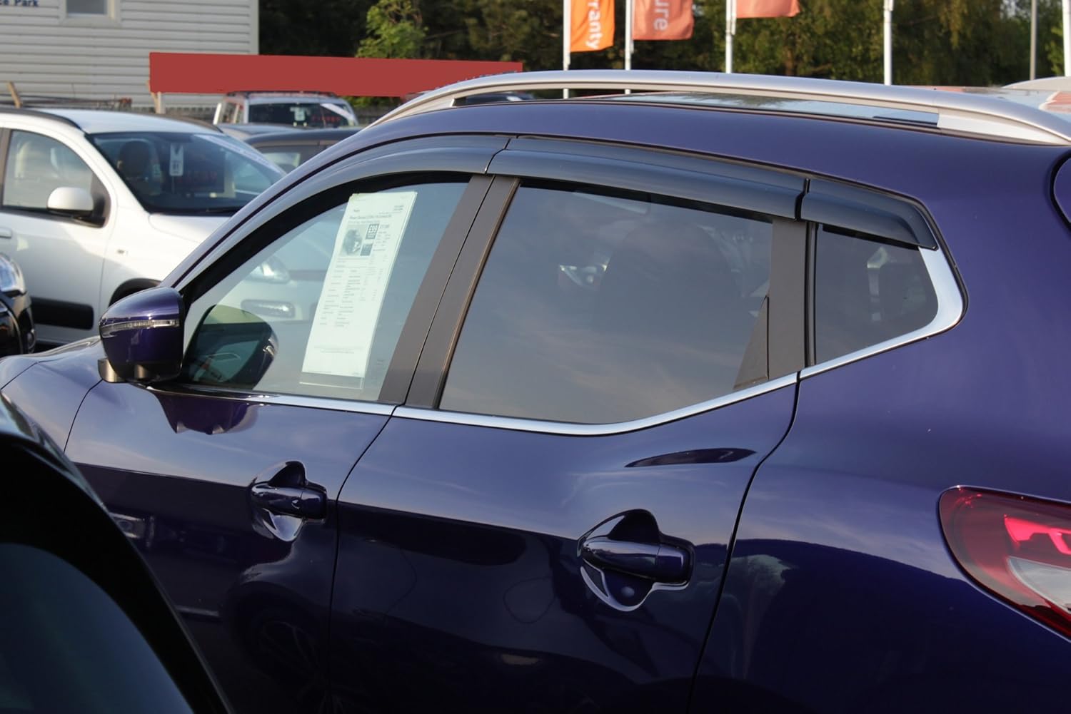 Autoclover Wind Deflectors Set for Nissan Qashqai 2014+ (6 pieces