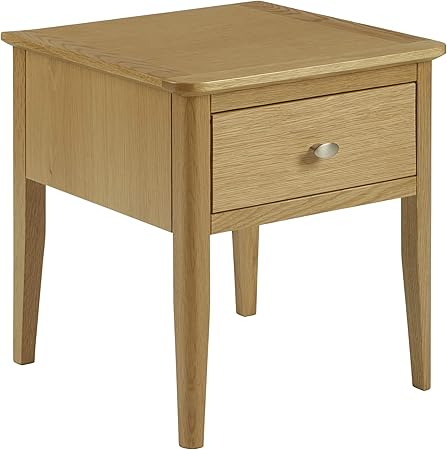 Roseland Furniture Ltd Alba Oak Lamp Table Side Table End