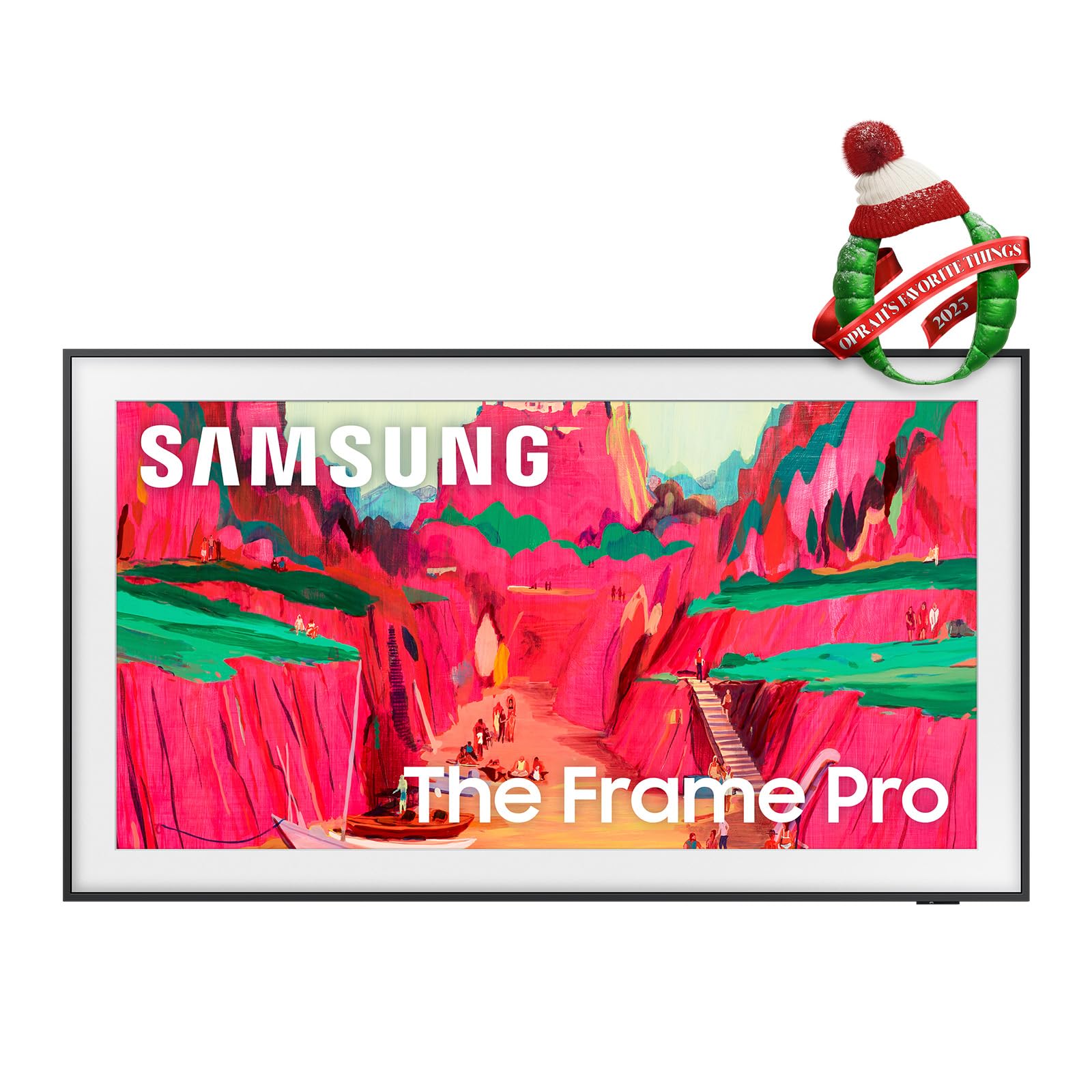 Photo 1 of Samsung 75-Inch Class The Frame Pro LS03FW 4K Neo QLED Mini LED Smart TV (2025 Model) Slim Fit Wall Mount, Modern Frame Design, Wireless One Connect, NQ4 AI Gen3 Processor, Art Mode, Alexa Built-in