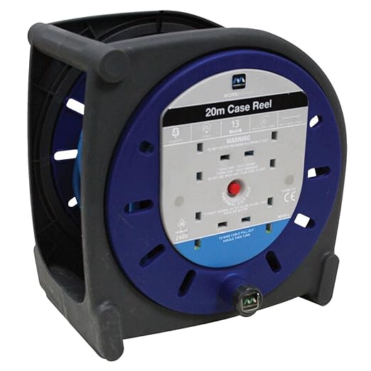 Masterplug Cable Reel 4G 240V 20m Amazon.co.uk DIY & Tools