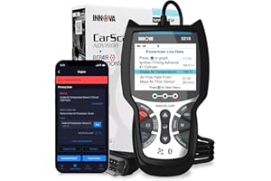 Innova 5210 OBD2 Scanner & Engine Code Reader, Battery Tester, Live Data, Oil Reset, Car Diagnostic Tool for Most Vehicles, Bluetooth Compatible with America's Top Car Repair App