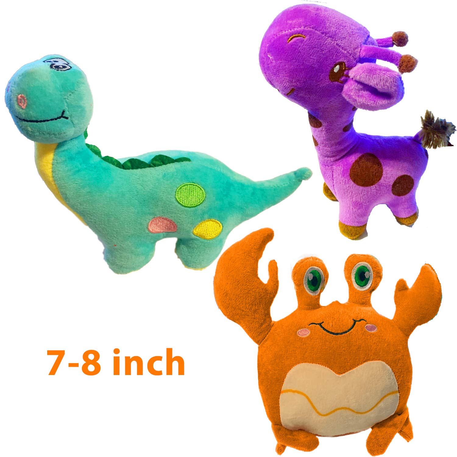 Jalousie Dog Plush Toy and Rope Toy Combos Dog Squeaky Toys for Small