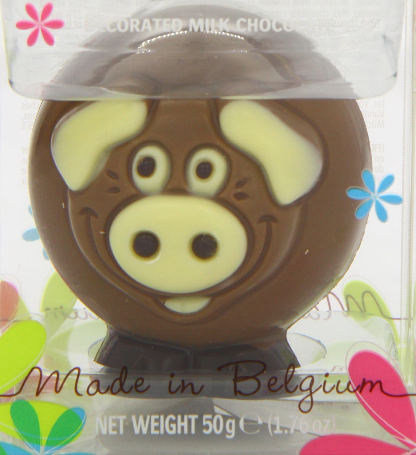 Belfine Chocolate Farm Animals in Acetate Pack, 40 g (Pack of 3)